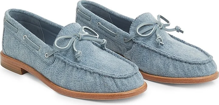 Women's Carter Denim Boat Shoes - Denim - Size 6 - Image 2