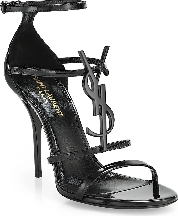 Women's Cassandra Leather Sandals - Black - Size 4 - Image 2