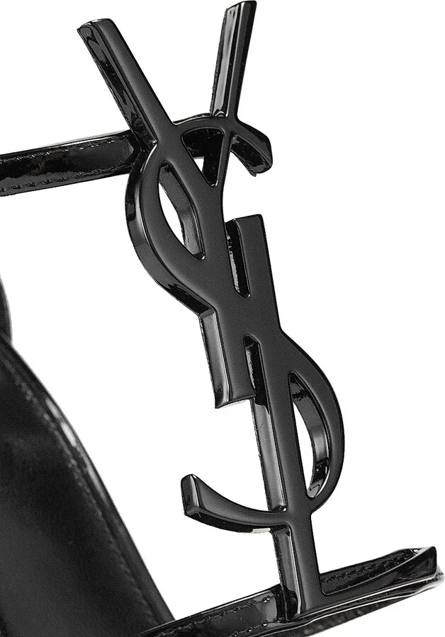 Women's Cassandra Leather Sandals - Black - Size 4 - Image 6