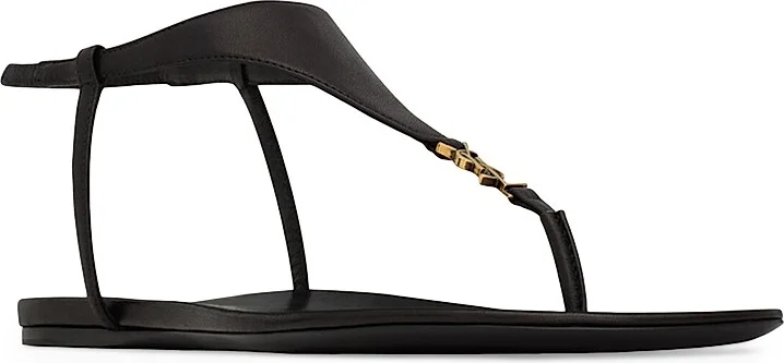 Women's Cassandra Sandals in Smooth Leather - Black - Size 4 - Image 2