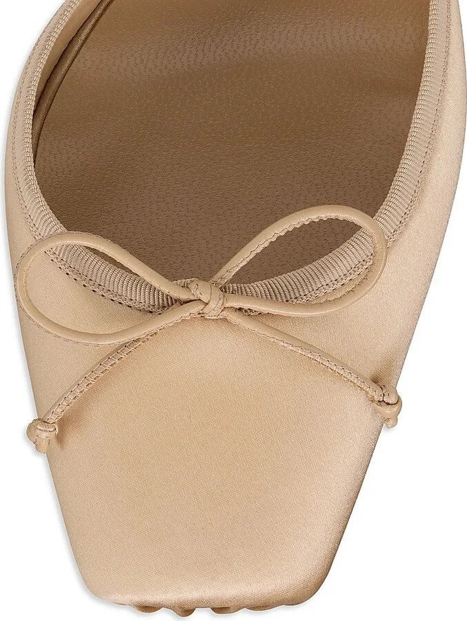 Women's Cassia Lace Up 100MM Satin Pumps - Brown - Size 7.5 - Image 7