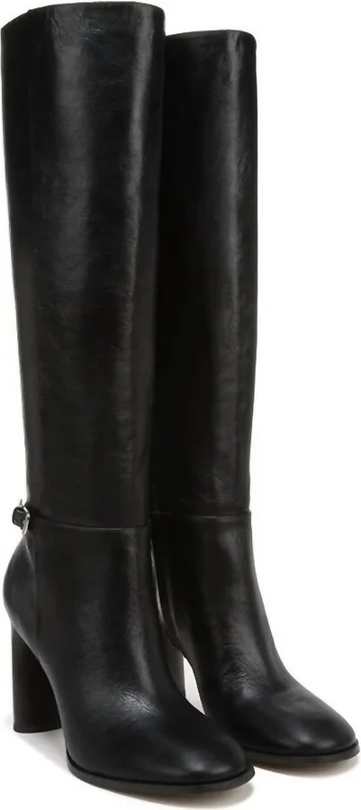 Women's Cassie Leather Franco Sarto Boots In Black