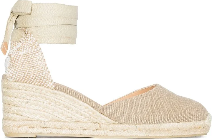 Women's Castaner Flat Shoes Beige