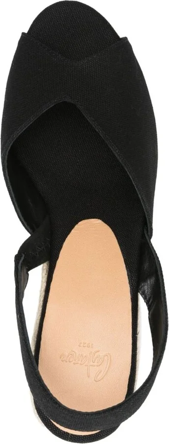 Women's Castaner Flat Shoes Black - Image 3