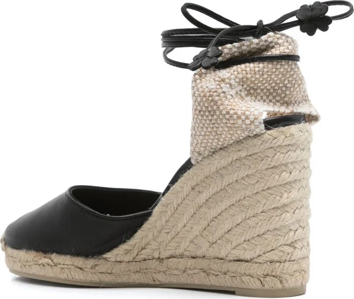 Women's Castaner Flat Shoes Black - Image 3