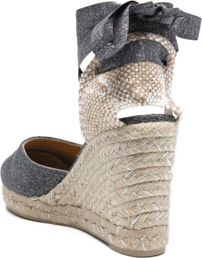 Women's Castaner Flat Shoes Grey - Image 4