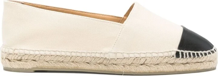 Women's Castaner Flat Shoes White
