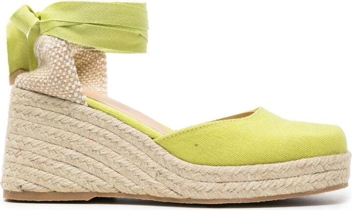 Women's Castaner Flat Shoes Yellow