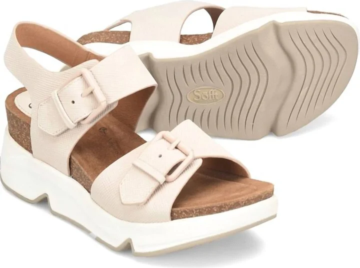 Women's Castello Sandal In Tapioca Grey