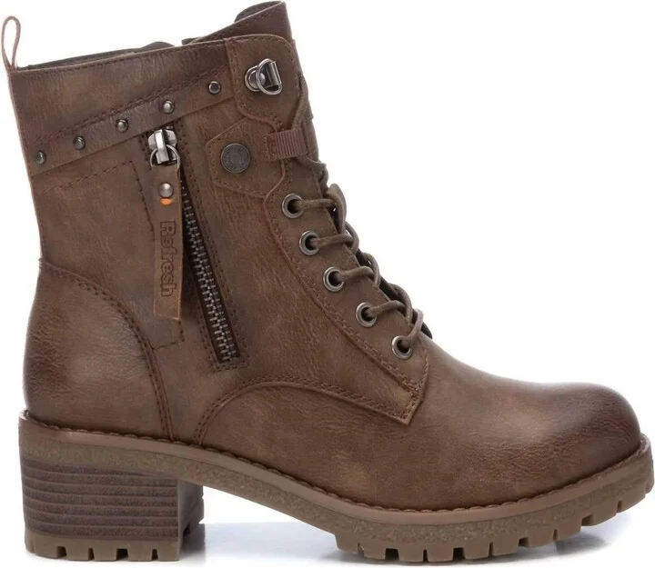 Women's Casual Ankle Booties In Camel