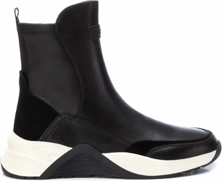 Women's Casual Booties In Black