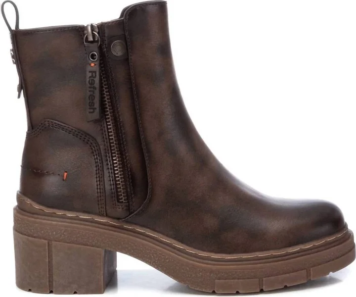 Women's Casual Booties In Brown
