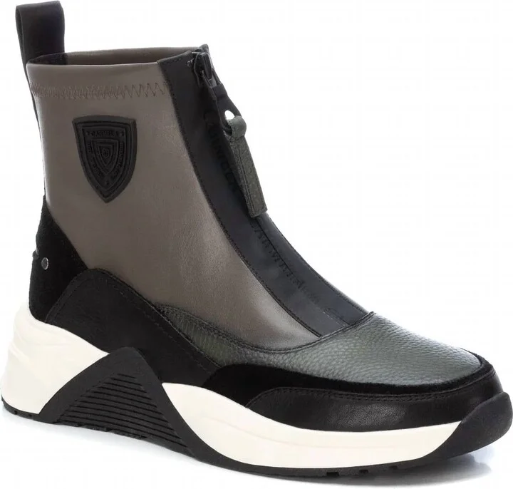 Women's Casual Booties In Khaki