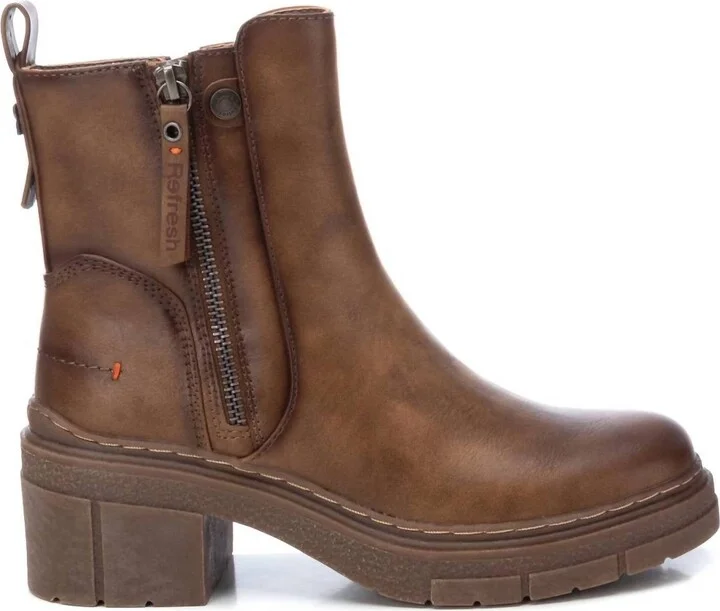 Women's Casual Booties In Light Brown