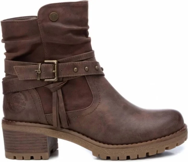 Women's Casual Booties In Taupe