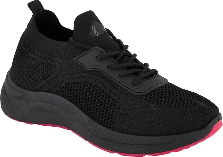Women's Casual Comfort Light Sneakers In Black