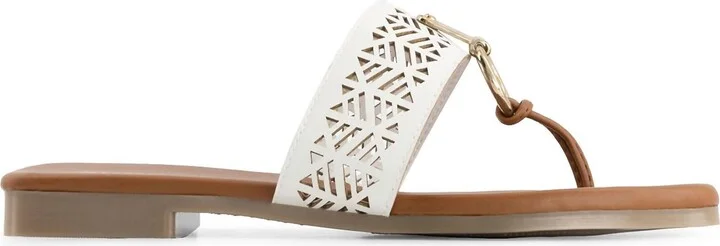Women's Casual Fashion Flip Flops In White