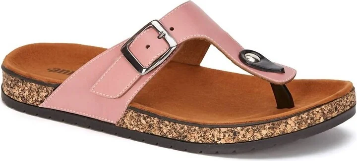 Women's Casual Flip Flops With Comfort Insole In Pink