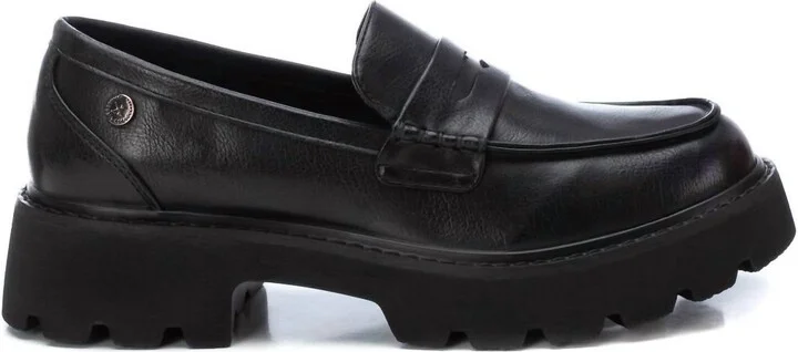 Women's Casual Moccasin Shoes In Black