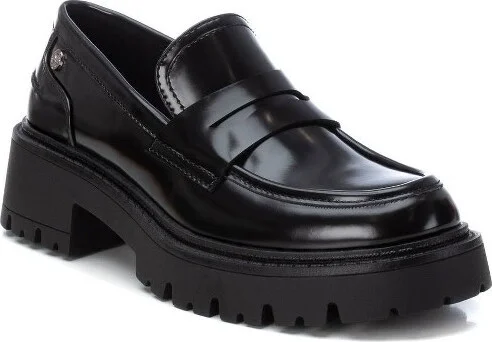 Women's Casual Moccasins 14343 Black - Image 2
