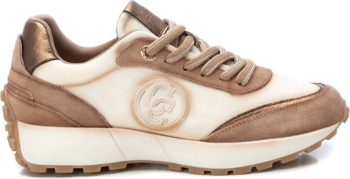 Women's Casual Sneakers In Beige