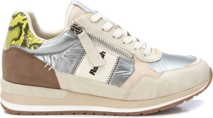 Women's Casual Sneakers In Beige