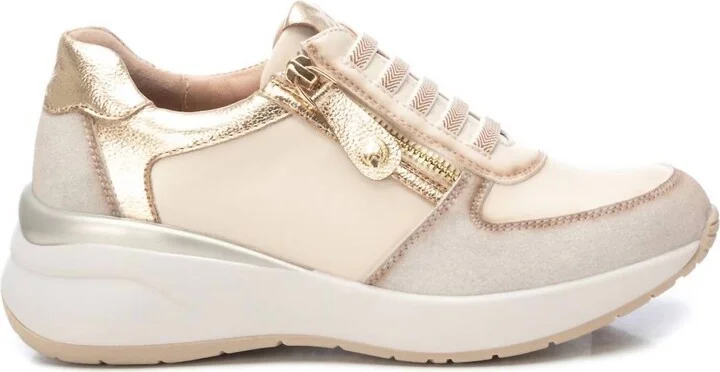 Women's Casual Sneakers In Beige