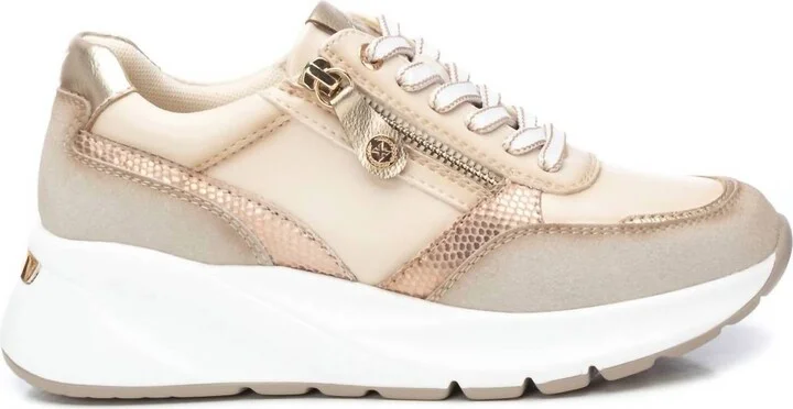 Women's Casual Sneakers In Beige