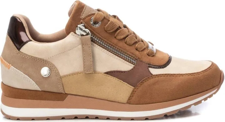 Women's Casual Sneakers In Camel