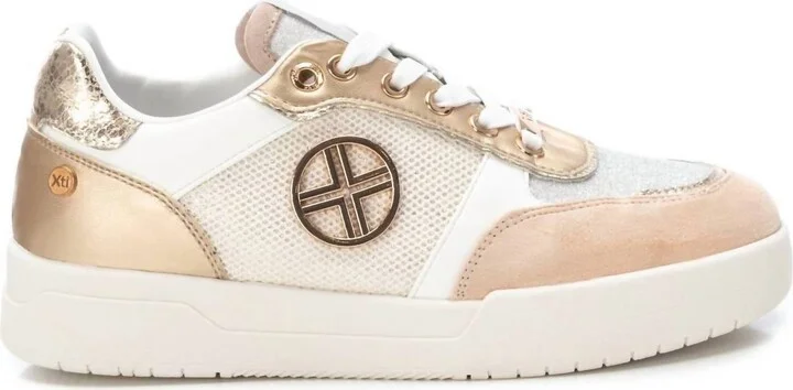 Women's Casual Sneakers In Gold