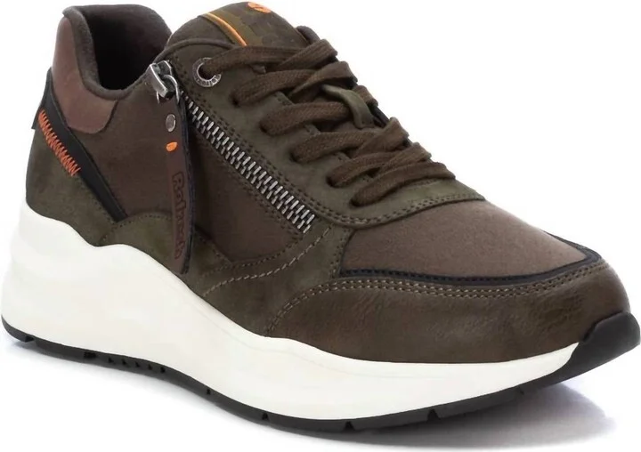 Women's Casual Sneakers In Kakhi
