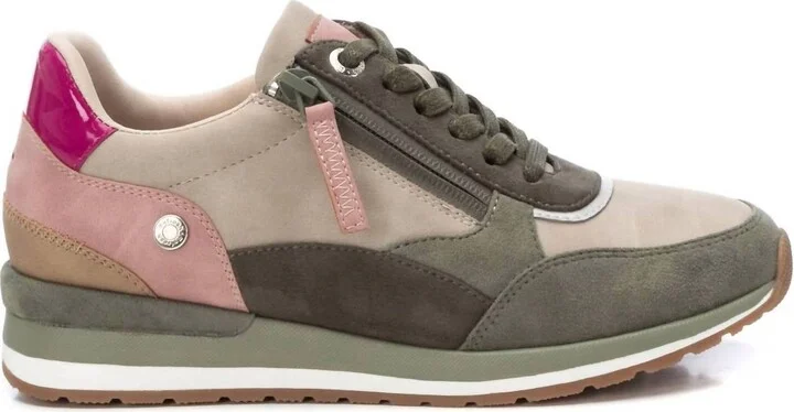 Women's Casual Sneakers In Kakhi