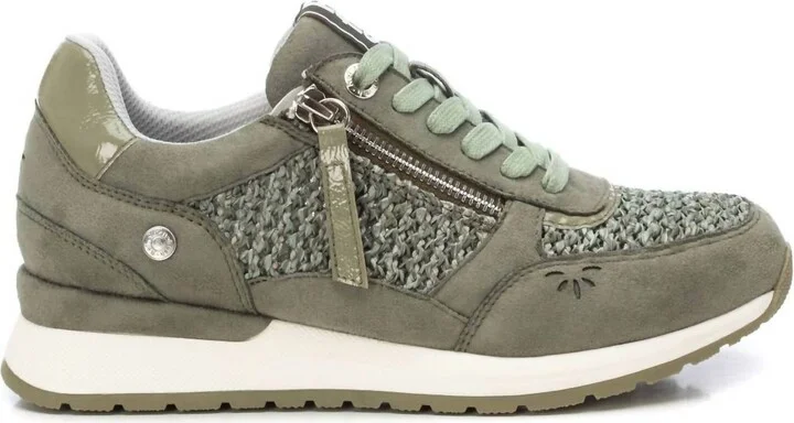 Women's Casual Sneakers In Kakhi