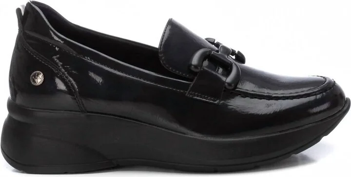 Women's Casual Wedge Moccasins In Black