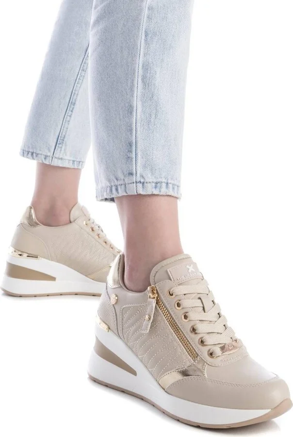 Women's Casual Wedge Sneakers By Xti - Image 4
