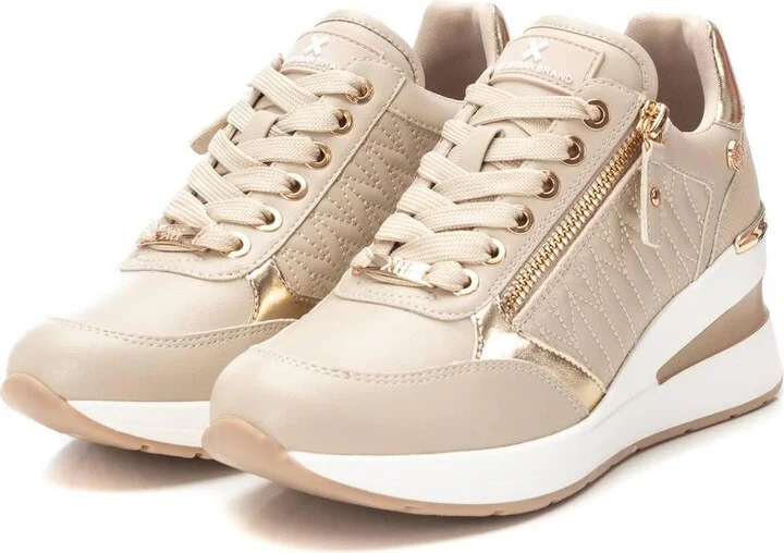 Women's Casual Wedge Sneakers By Xti - Image 7