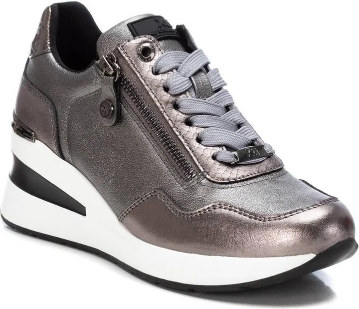 Women's Casual Wedge Sneakers By Xti - Image 9