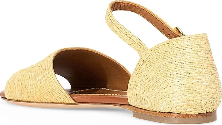 Women's Catherine Raffia Sandals - Natural - Size 5 - Image 3