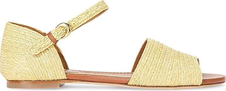 Women's Catherine Raffia Sandals - Natural - Size 5