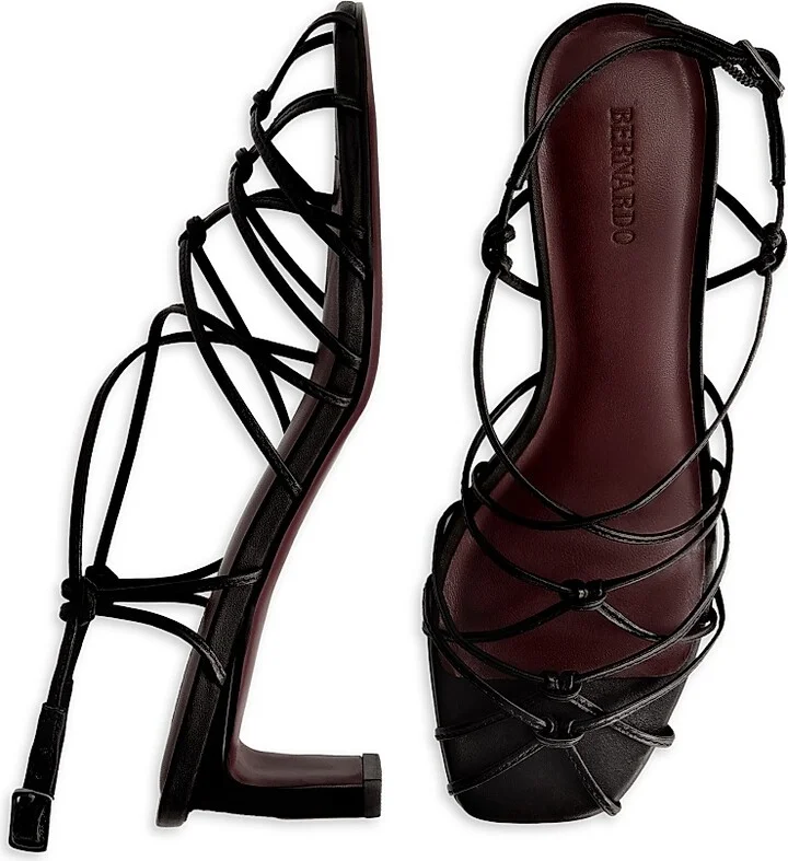 Women's Catrina Strappy Heels - Black - Size 6 - Image 5