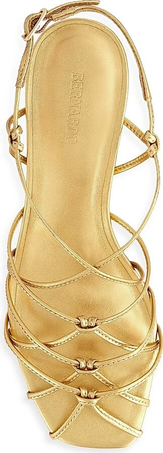 Women's Catrina Strappy Heels - Gold - Size 6 - Image 3