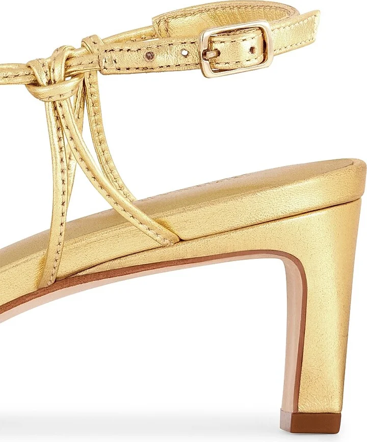 Women's Catrina Strappy Heels - Gold - Size 6 - Image 6