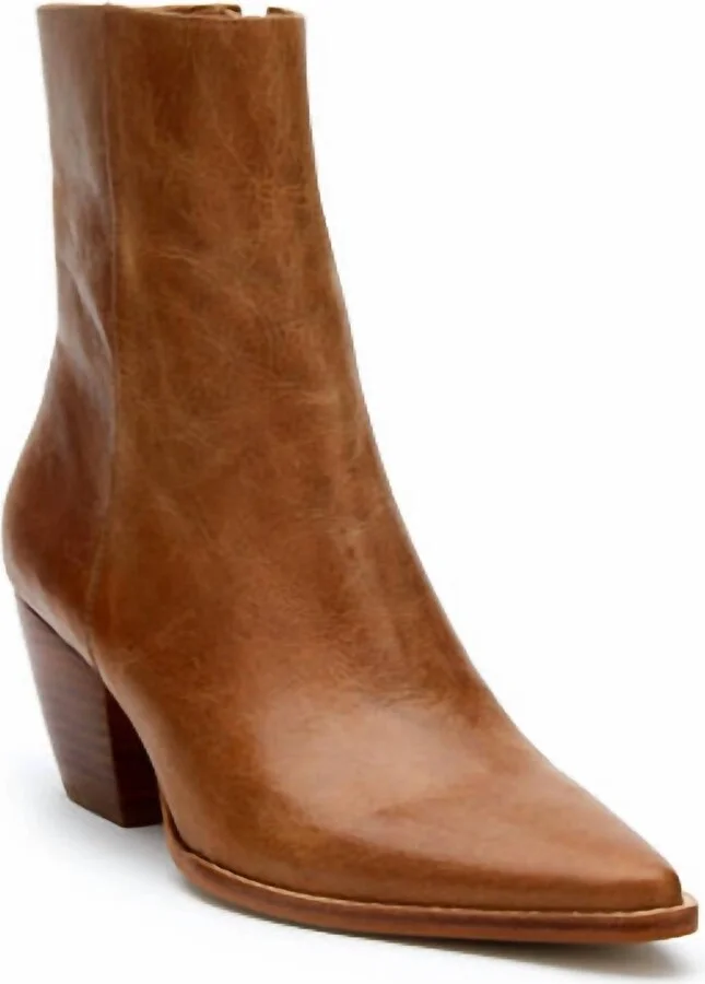 Women's Caty Boot In Vintage Tan