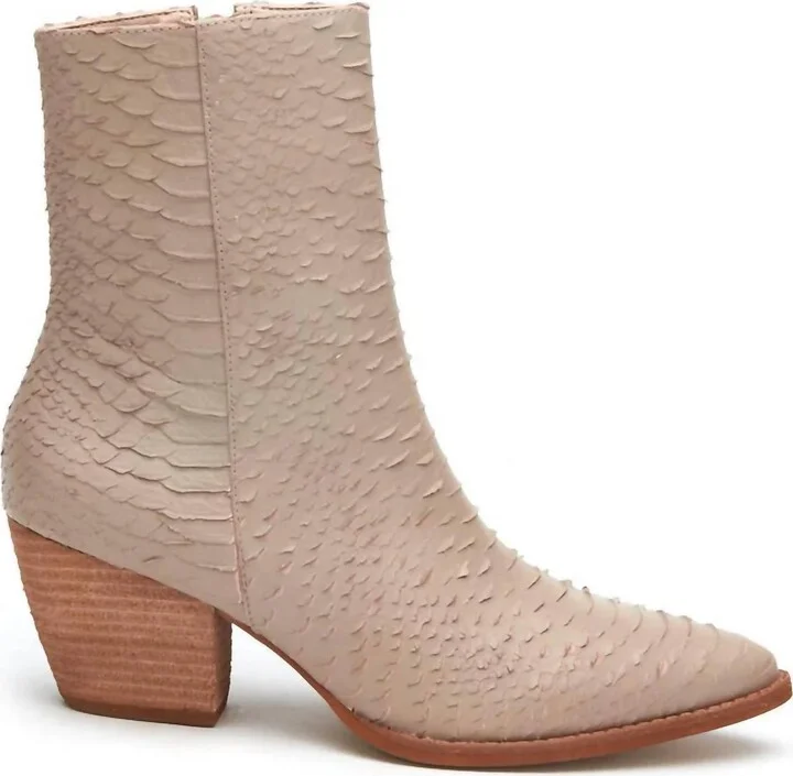 Women's Caty Bootie In Snake