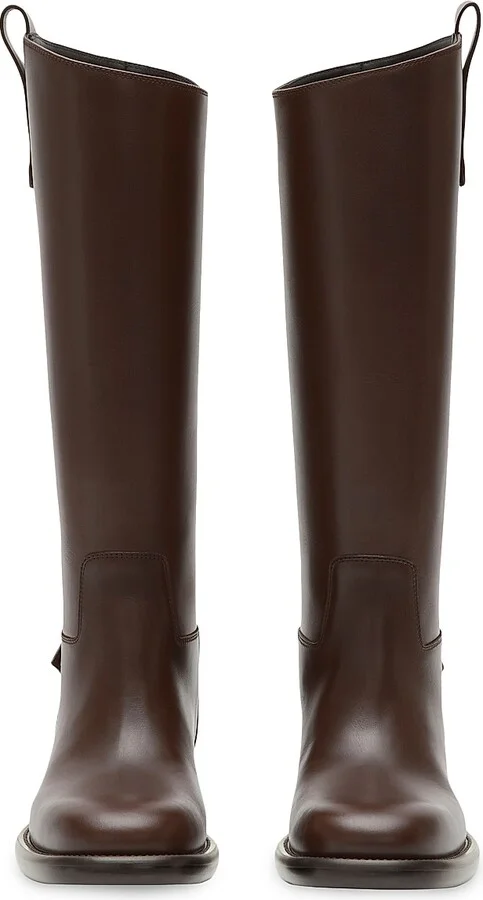 Women's Cavalier 30MM Leather Boots - Treacle Brown - Size 10 - Image 2