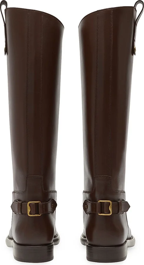Women's Cavalier 30MM Leather Boots - Treacle Brown - Size 10 - Image 3