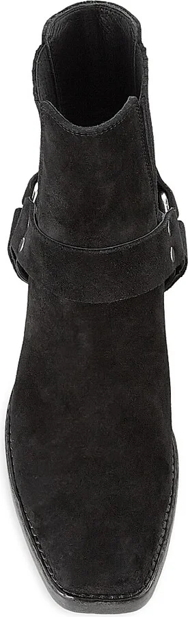 Women's Cavalry Suede Ankle Boots - Black Calfsuede - Size 5 - Image 5