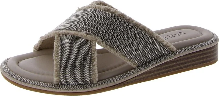 Womens Cavas Round toe Slide Sandals