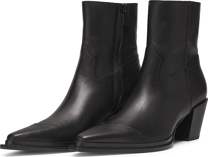 Women's Cece 60MM Leather Boots - Black - Size 6.5 - Image 2