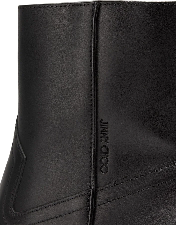 Women's Cece 60MM Leather Boots - Black - Size 6.5 - Image 5